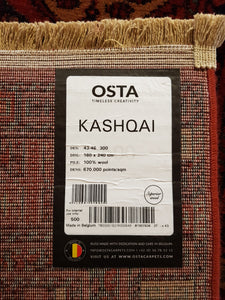 100% wool  Kasghai 4346 300 size 160 x 240 cm Belgium