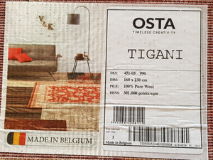 100% pure wool Rug Tigani 45105 990 size 160 x 230 cm Belgium