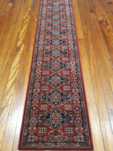 Load image into Gallery viewer, 100% wool Rug Kashqai 4308 300 size 67 x 275 cm Belgium