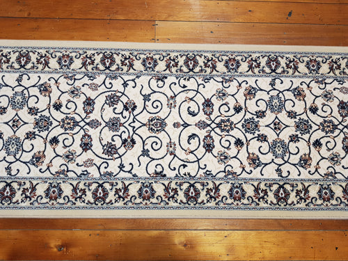 100% wool rug Diamond 7214 120 size 67 x 270 cm Belgium