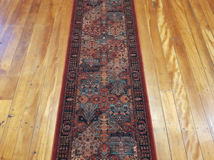 Cut to required length.100% wool  Kasghai 4309 300  runner 67 cm  width Belgium