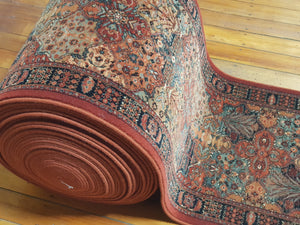 Cut to required length.100% wool  Kasghai 4309 300  runner 67 cm  width Belgium