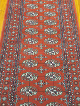 Load image into Gallery viewer, 100%  pure wool Runner Diamond 72212 330 size 450 x 85 cm Belgium