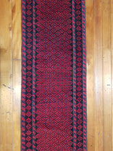 Load image into Gallery viewer, Hand knotted wool Rug 28 size  249 x 61 cm Afghanistan