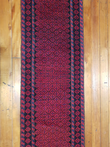 Hand knotted wool Rug 28 size  249 x 61 cm Afghanistan