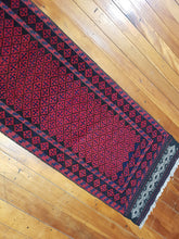Load image into Gallery viewer, Hand knotted wool Rug 28 size  249 x 61 cm Afghanistan