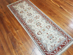 Hand knotted wool Rug 37 size 221 x 80 cm Afghanistan