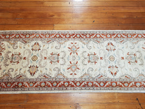 Hand knotted wool Rug 37 size 221 x 80 cm Afghanistan