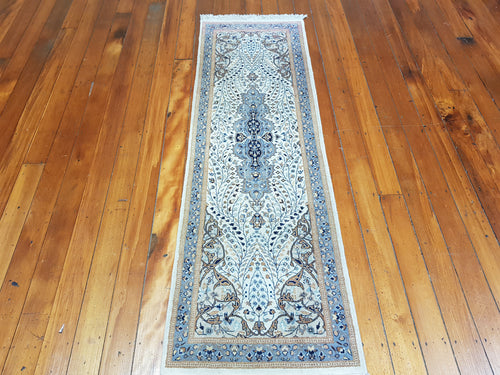 Hand knotted wool Rug 19762 size 197 x 62 cm