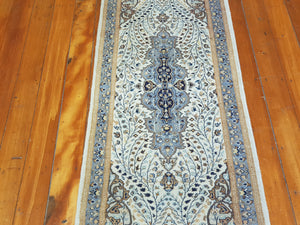 Hand knotted wool Rug 19762 size 197 x 62 cm