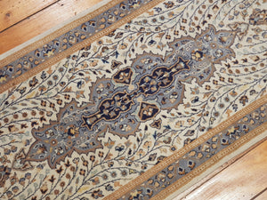 Hand knotted wool Rug 19762 size 197 x 62 cm
