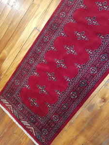 Hand knotted wool Rug 16 size 202 x 78 cm Pakistan