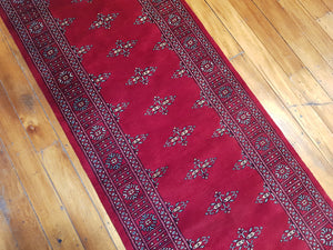 Hand knotted wool Rug 16 size 202 x 78 cm Pakistan