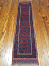 Load image into Gallery viewer, Hand knotted wool Rug 42 size  248 x 61 cm Afghanistan
