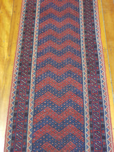 Load image into Gallery viewer, Hand knotted wool Rug 42 size  248 x 61 cm Afghanistan