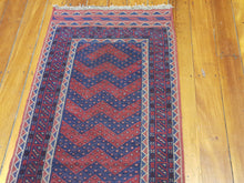 Load image into Gallery viewer, Hand knotted wool Rug 42 size  248 x 61 cm Afghanistan