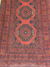 Load image into Gallery viewer, Hand knotted wool Rug 27 size 294 x 80 cm Afghanistan