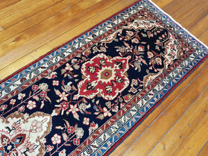 Hand knotted wool Rug 23080 size 312 x 78 cm Iran