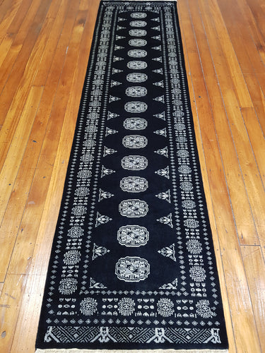 Hand knotted wool Rug  17 size 306 x 78 cm Pakistan