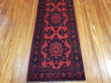 Load image into Gallery viewer, Hand knotted wool Rug 22 size 283 x 74 cm Afghanistan