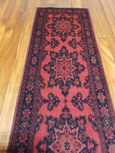 Load image into Gallery viewer, Hand knotted wool Rug 22 size 283 x 74 cm Afghanistan