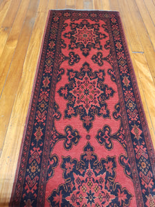Hand knotted wool Rug 22 size 283 x 74 cm Afghanistan