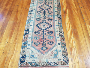Hand knotted wool Rug 26976 size 269 x 76 cm Turkey