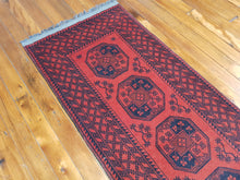 Load image into Gallery viewer, Hand knotted wool Rug  16   280 x 75 cm &quot; Aqcha &quot; Afghanistan made
