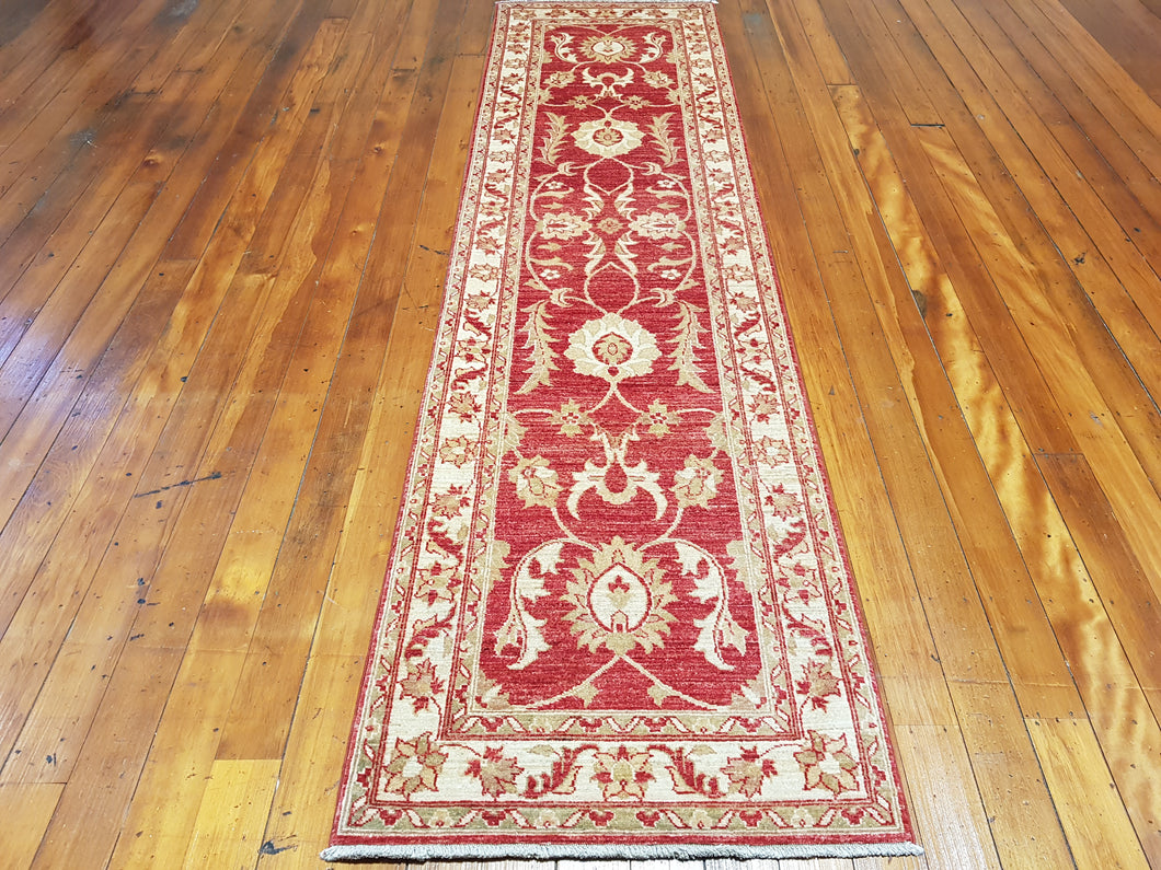 Hand knotted wool Rug 100 size 301 x 80 cm  Afghanistan