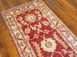 Hand knotted wool Rug 100 size 301 x 80 cm  Afghanistan