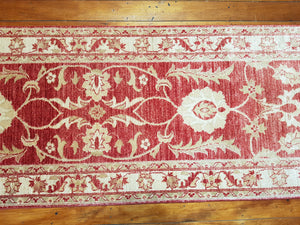 Hand knotted wool Rug 100 size 301 x 80 cm  Afghanistan