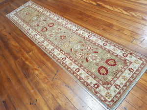 Hand knotted wool Rug 99 size 310 x 75 cm Afghanistan