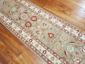 Hand knotted wool Rug 99 size 310 x 75 cm Afghanistan