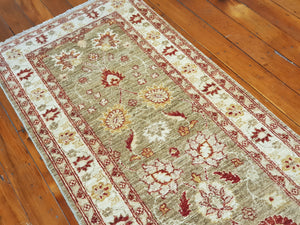 Hand knotted wool Rug 99 size 310 x 75 cm Afghanistan