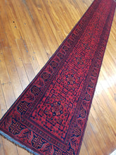 Load image into Gallery viewer, Hand knotted  wool  Rug 24 size 588 x 82 cm Afghanistan