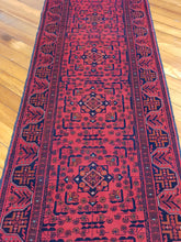 Load image into Gallery viewer, Hand knotted  wool  Rug 24 size 588 x 82 cm Afghanistan