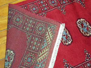 Hand knotted wool Rug 21 size 372 x 76 cm Pakistan