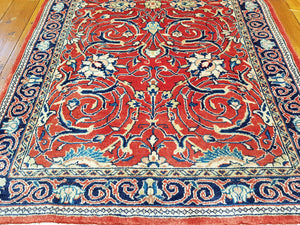 Hand knotted wool Rug 14590 size  423 x 80 cm, Iran