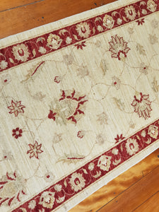 Hand knotted wool Rug 102 size 349 x 72 cm Afghanistan