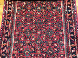 Hand knotted wool Rug  14408 size 590 x 90 cm Iran