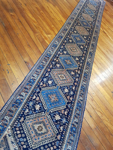 Hand knotted wool Rug 161 size  529 X 77 cm Iran