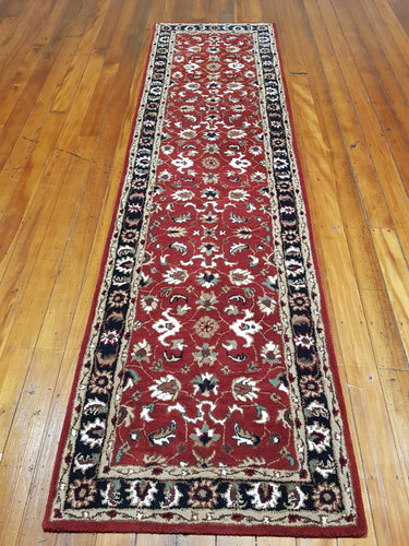 Hand tufted wool rug SQHT 51 size  300 x 80 cm India