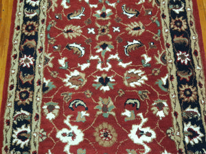 Hand tufted wool rug SQHT 51 size  300 x 80 cm India