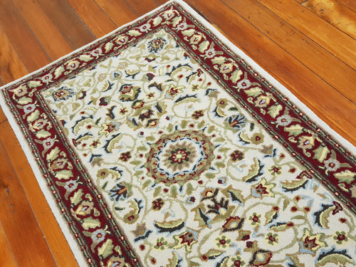 Hand tufted wool Rug  SQHT 56 size  300 x 80 cm India