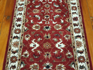 Hand tufted wool Rug  SQHT 51 size 400 x 80 cm India