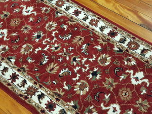 Hand tufted wool Rug  SQHT 51 size 400 x 80 cm India