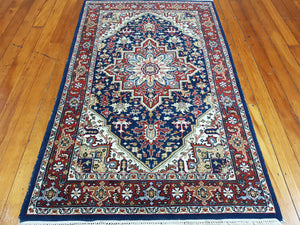 Hand knotted wool Rug 190118 size 190 x 118 cm Iran