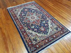 Hand knotted wool Rug 190118 size 190 x 118 cm Iran