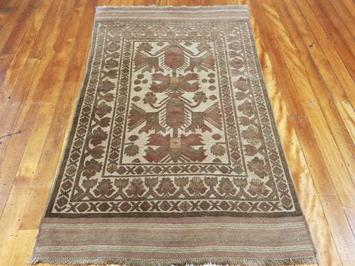 Hand knotted wool Rug 1139 size 196 x 120 cm Afghanistan