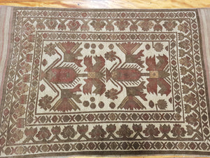 Hand knotted wool Rug 1139 size 196 x 120 cm Afghanistan